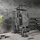 image 8 of HOMCOM Multifunction Home Gym Weight Training Station Machine Black