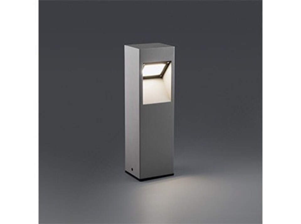 image 1 of Cast Bollards Outdoor Ground Light Grey, LED, IP65