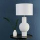 image 2 of Meredith White Ceramic Table Lamp White
