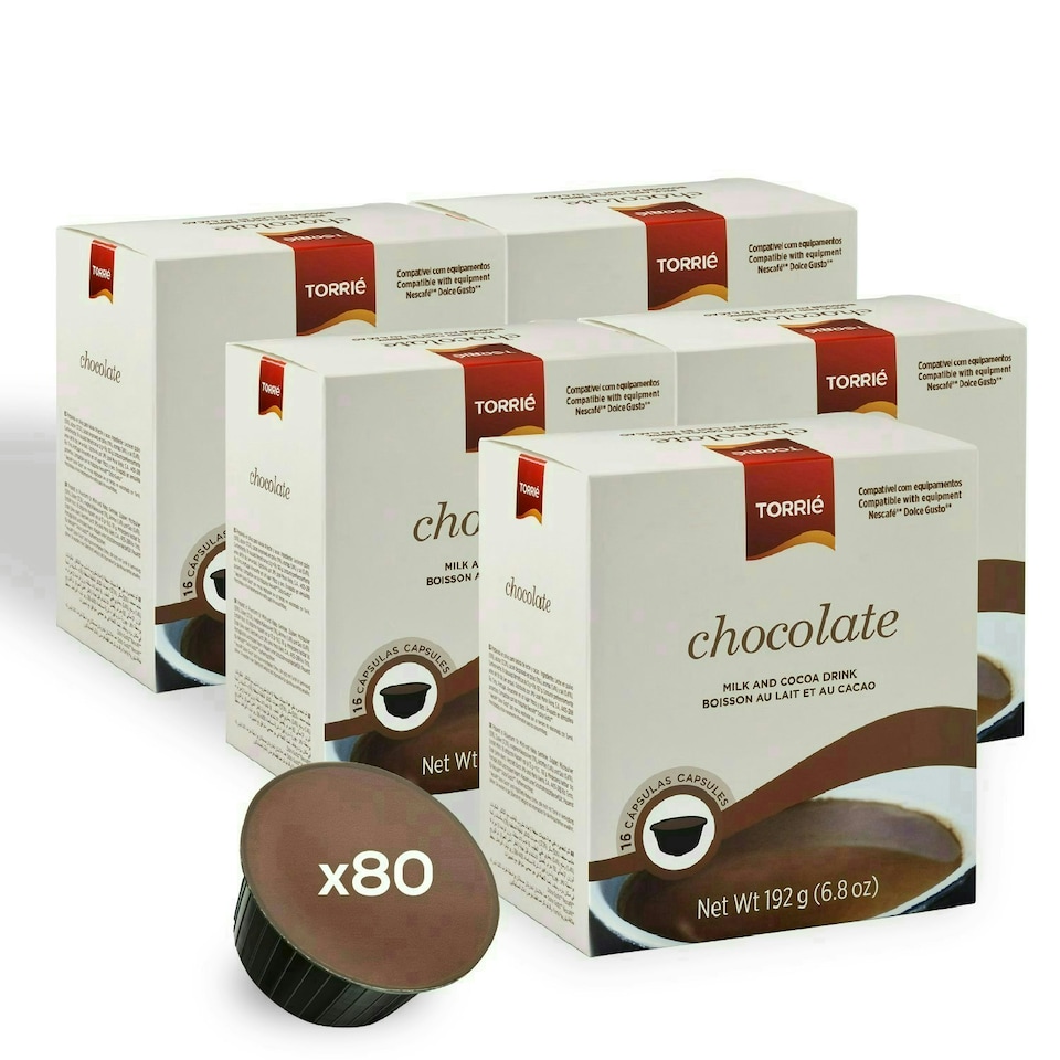 image 1 of Hot Chocolate - Dolce Gusto ® Compatible Coffee Machine Capsules (80 Pods)