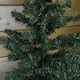 image 5 of 3ft (90cm) Mini Plain Green PVC Christmas Tree in a Jute Bag