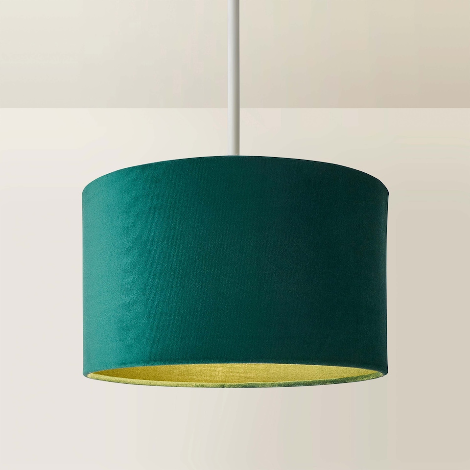 image 1 of ValueLights Reni Small Green Pendant Shade | Green
