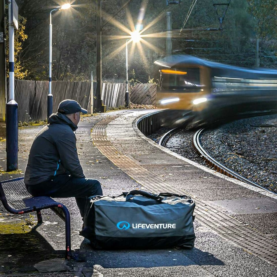image 1 of Lifeventure Expedition Wheeled Duffle Bag 120 Litre Black | Grey