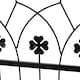 image 8 of Outsunny Garden Entrance Arch Bench Outdoor Patio Rose Trellis Climbing Plant