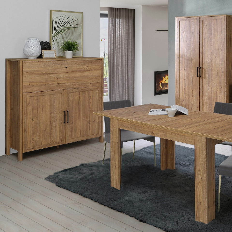 image 1 of Malte Brun Bar Chest in Waterford Oak