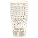 image 2 of Confetti Gold Birthday Paper Cups 270ml - Pack of 8