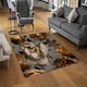 image 2 of Golden White Flower (Rug) Multi | XL: 160x230cm