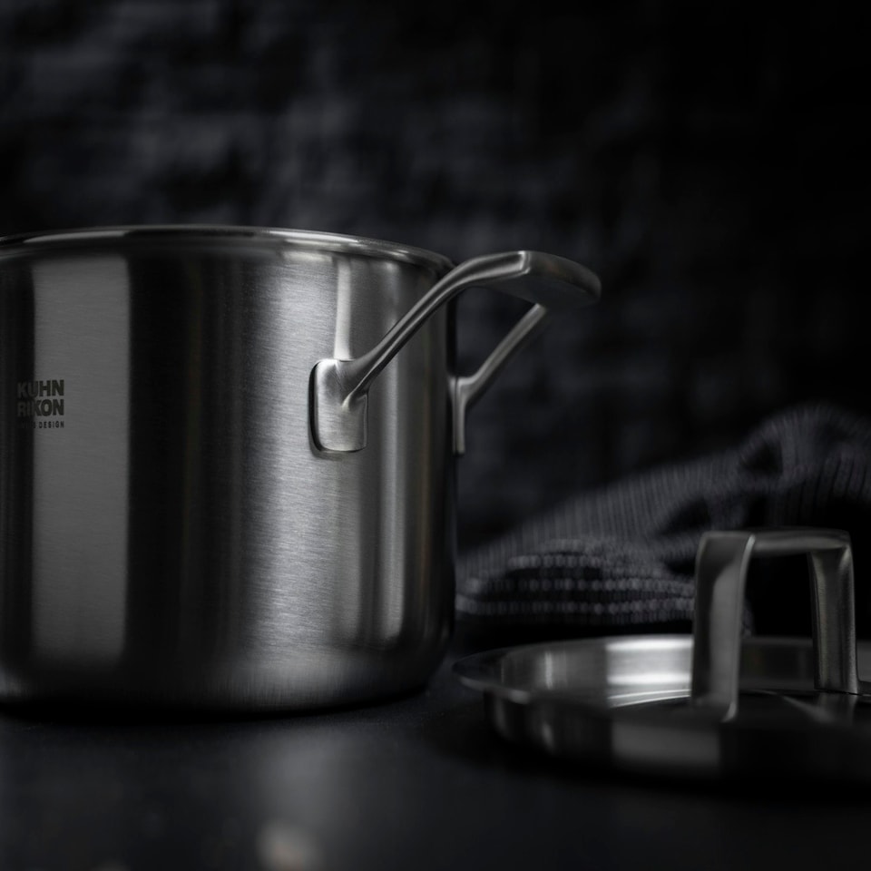 image 1 of CULINARY FIVEPLY 3pc Mixed Cookware Set
