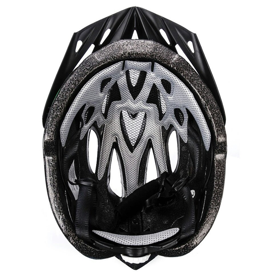image 1 of Meteor Cycle Helmet Gruver MTB Bike Skateboard Scooter Safety Gear Black | Black-Green | L