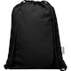 image 2 of Floso Oregon Recycled 5L Drawstring Bag | Black | Solid Black | One Size | 1