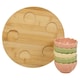 image 7 of Ceramic Bowl Set Flower Shape Pastel Serving Modern Dish Set | Multi | Multicoloured | 6 Pcs | 1