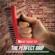 image 6 of Heavy Duty Wire Brush Set Steel Bristle Long Handle, D-Grip Block Rust & Paint Removal Kit