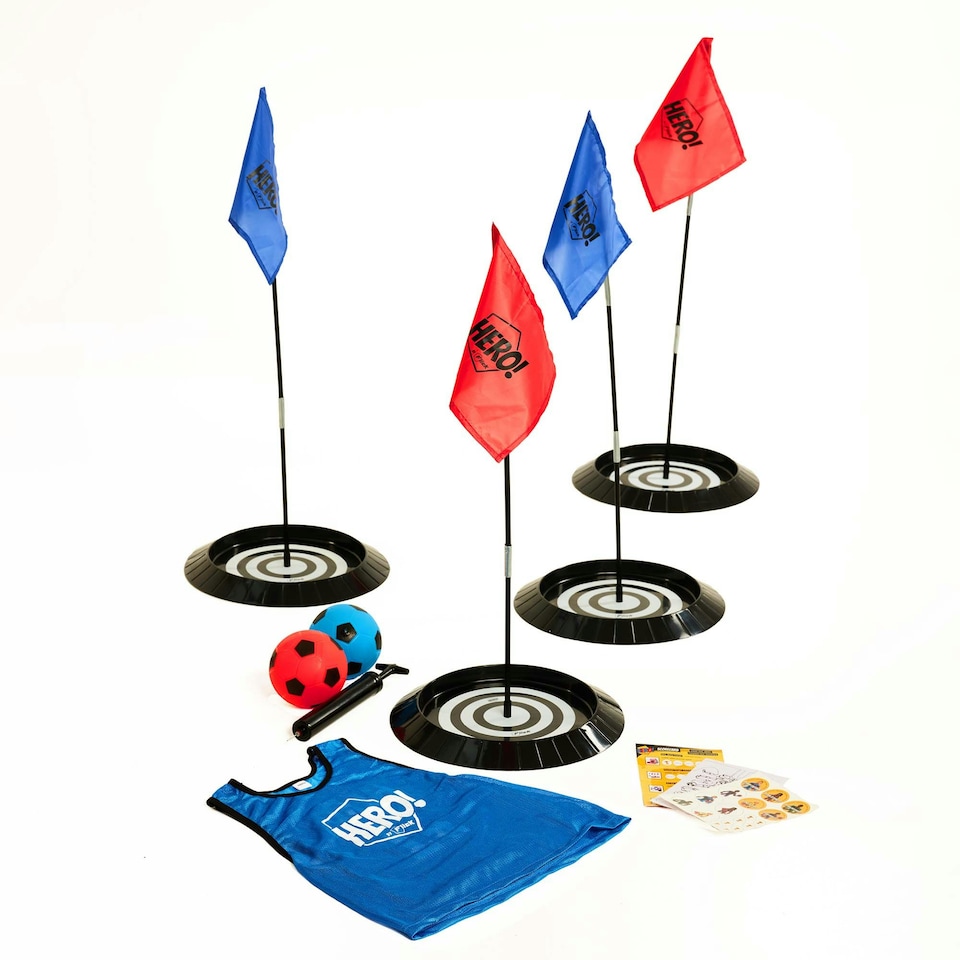 image 1 of Football Flick HERO Foot Golf Target Course for Children Portable Football Training Equipment for Kids
