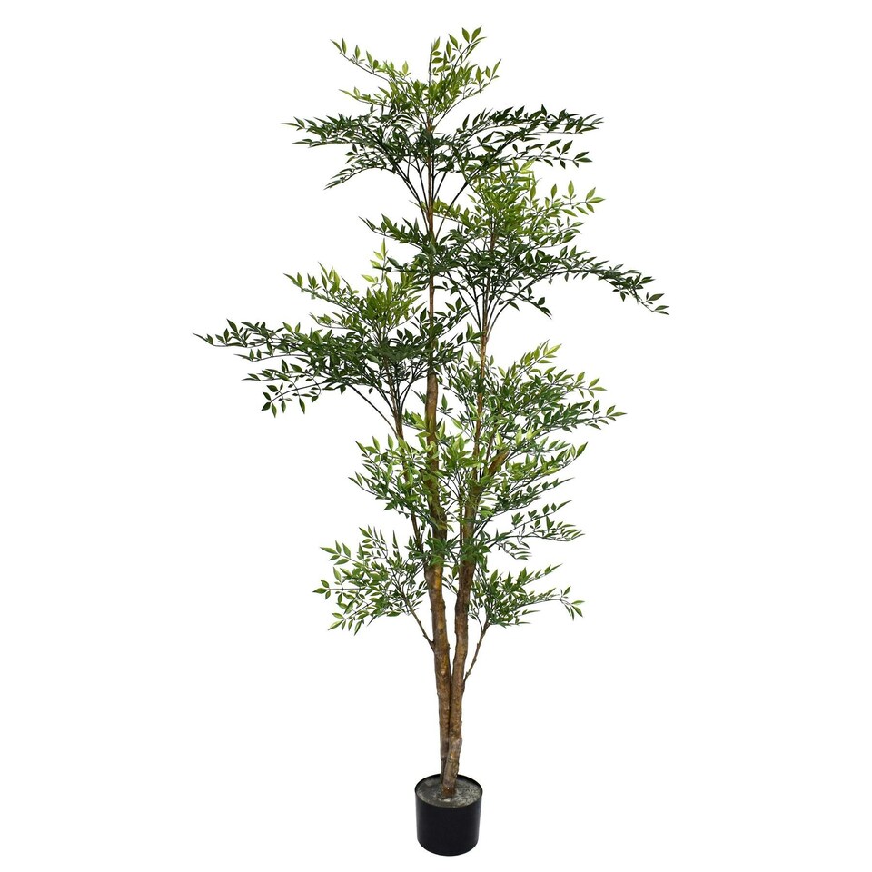 image 1 of 165cm Fire Retardant Nandina Tree with 4857 Leaves