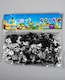 image 4 of 16th Birthday Confetti Black & Silver 2 pack x 14 grams birthday decoration Foil Metallic 2 pack