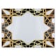 image 1 of Art Deco Star Border Glass Chopping Board | Multi