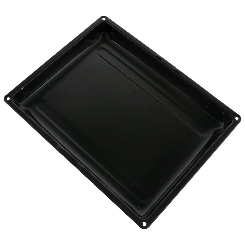 image 1 of SPARES2GO Small Baking Roasting Tray Grill Pan for Oven Cooker (355mm x 280mm)