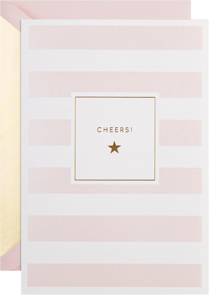 image 1 of Stars & Banner Design 3D & Pop Up Cheers Birthday Card For Her