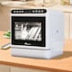 image 1 of Alivio Portable Dishwasher with 6L Water Tank - Dual Water Supply High-Temp Sanitizing & Hot Air Dry (White)