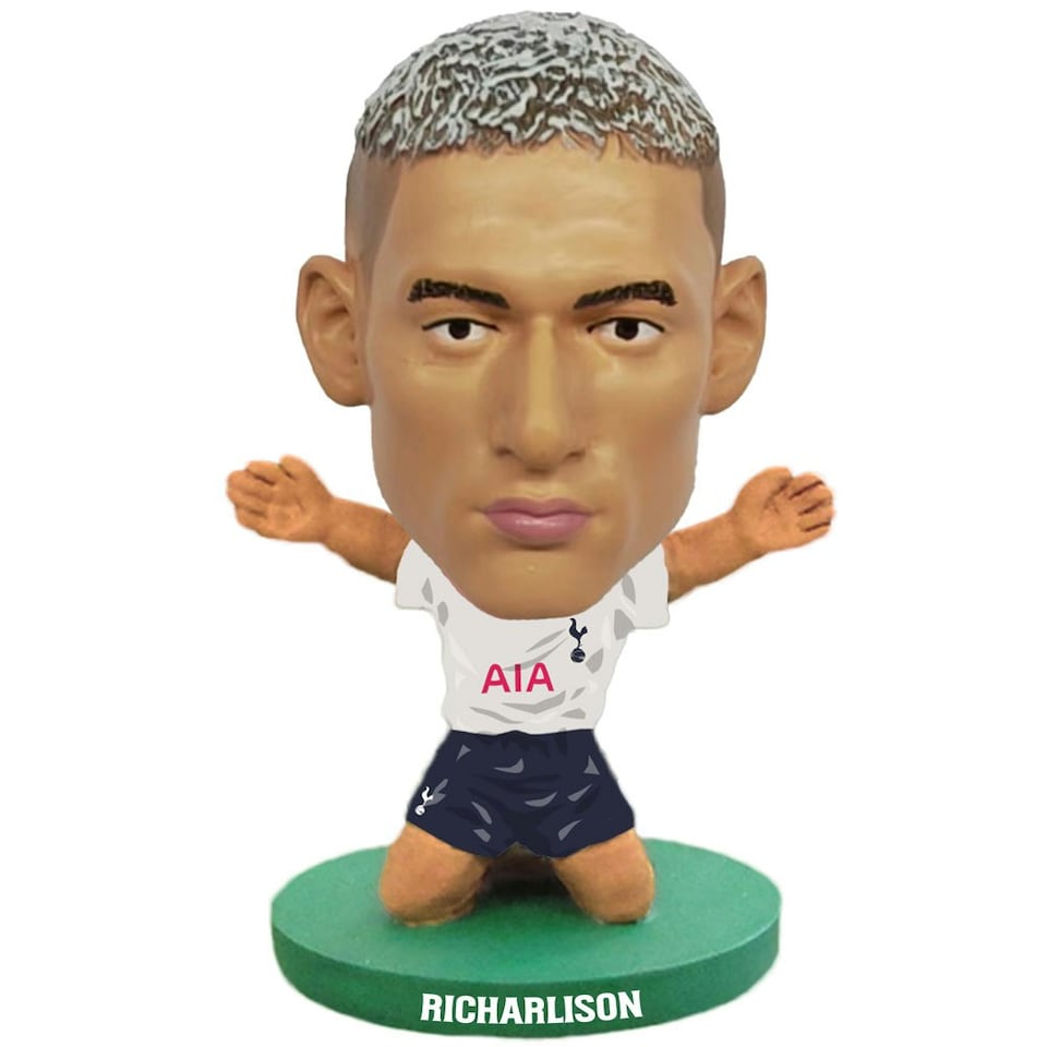 Tottenham Hotspur FC Richarlison SoccerStarz Football Figurine - White/Navy Blue/Green - One Size