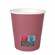image 2 of Set of glasses Algon Cardboard Disposable Burgundy 36 Units 200 ml (24 Pieces) N/A