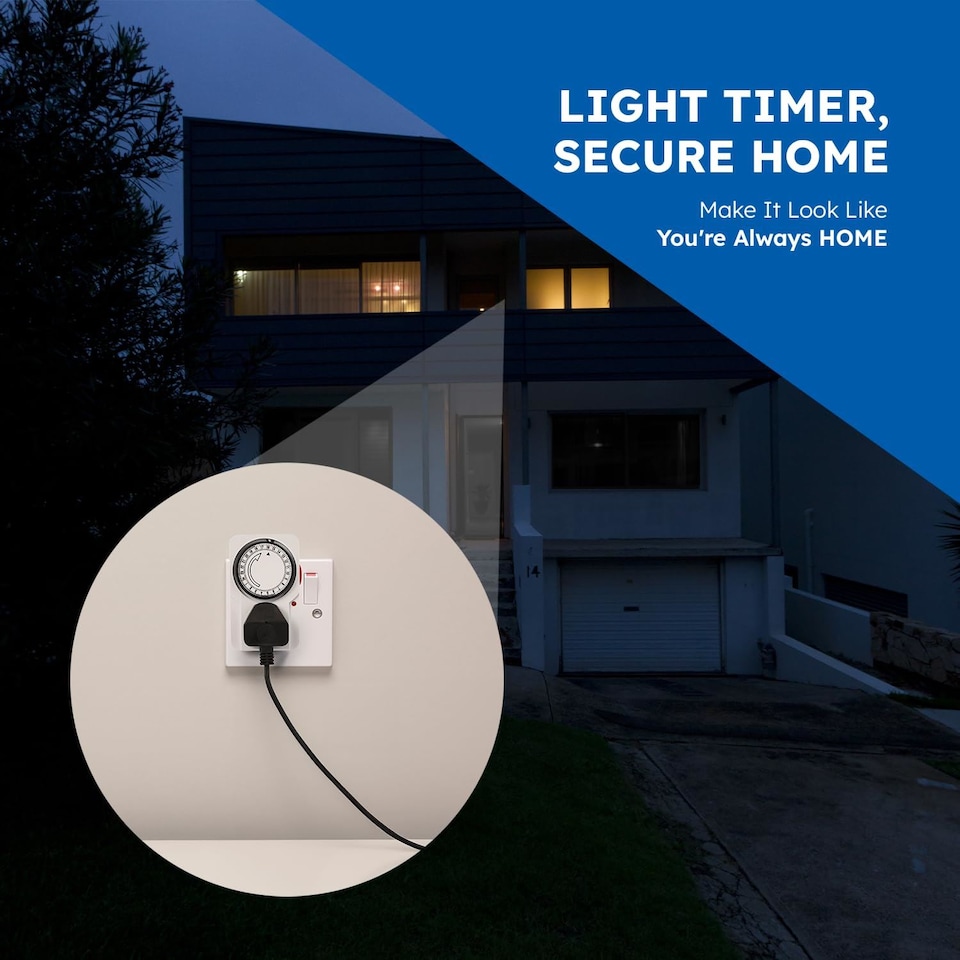 image 1 of Desiretech Plug In 24 Hour Segment Timer Switch for Mains Sockets
