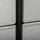 image 8 of HOMCOM 8 Drawer Fabric Chest of Drawers w/ Wooden Top for Hallway Grey