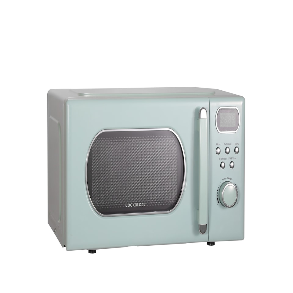 image 1 of Cookology Retro Microwave 800W Freestanding 20L - RETDD20MG Mint Green
