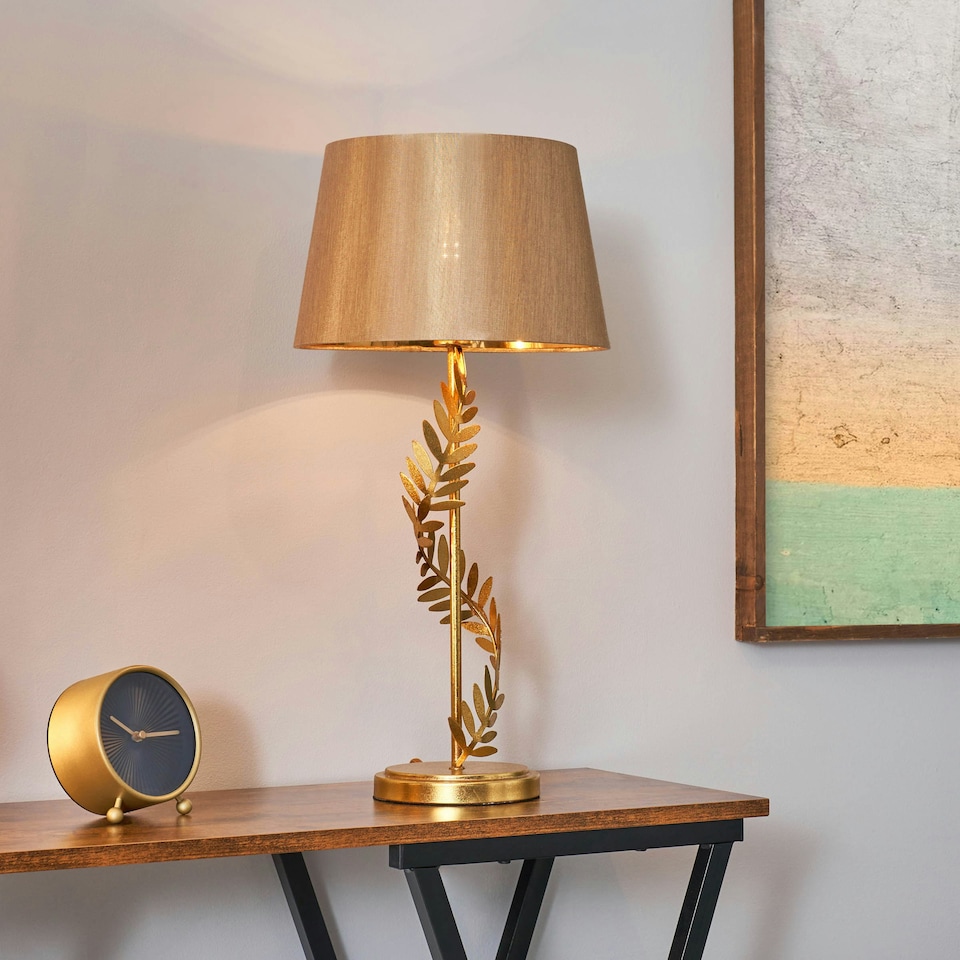 image 1 of BHS Brookby Stem Table Lamp, Brass