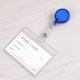 image 4 of Box of 100 Blue Pull Reel for Name Badge Holder