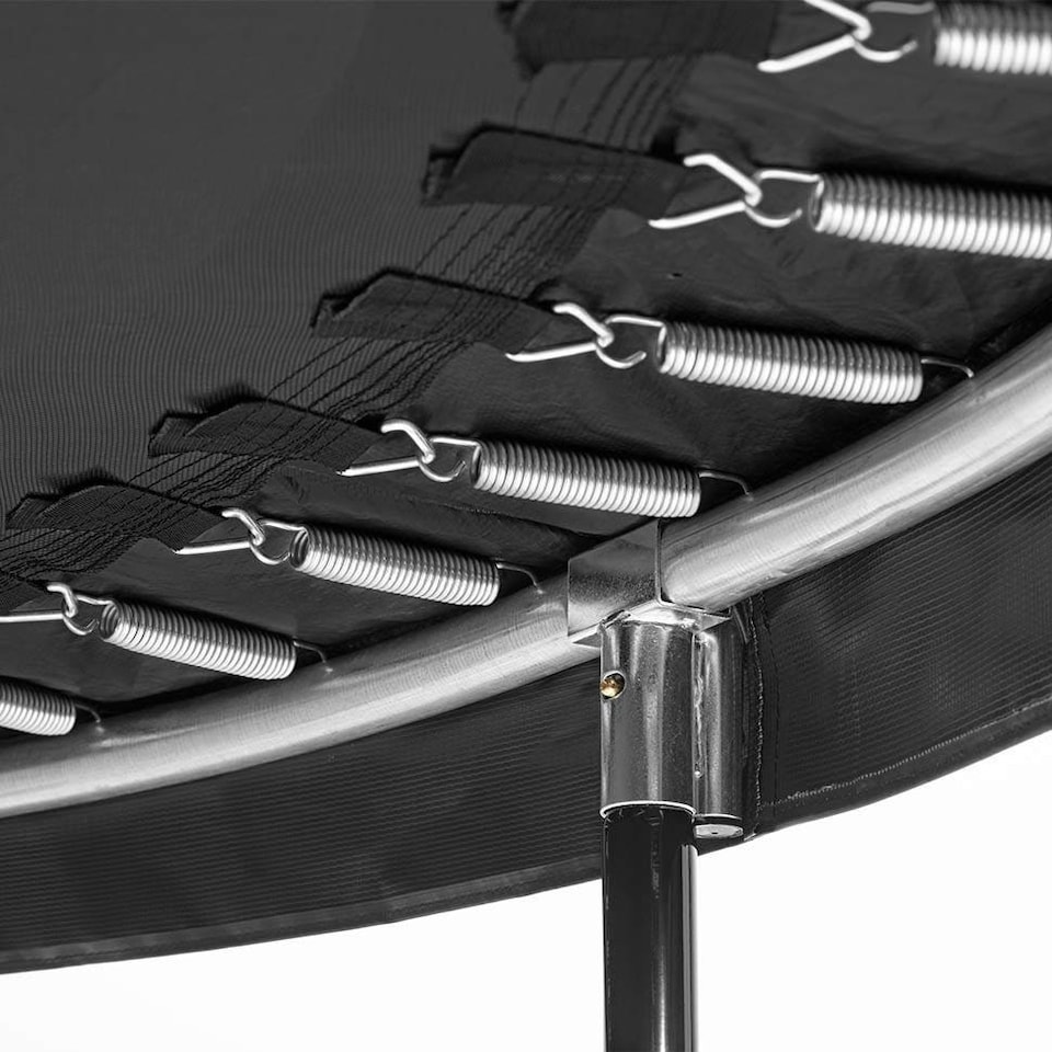 image 1 of 10ft Salta Black Round Comfort Edition Trampoline with Enclosure
