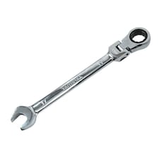 Faithfull Flex Head Ratchet Combination Spanner - Multi Colour - 18mm
