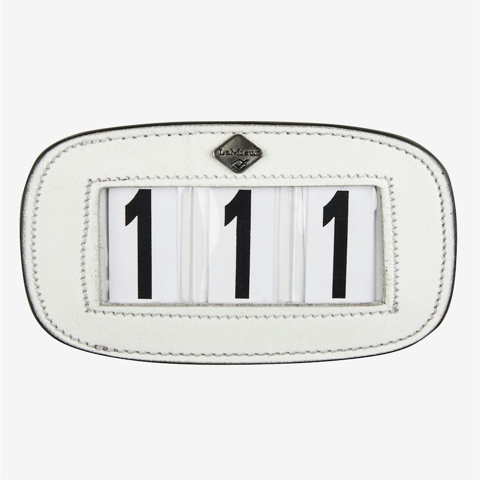 image 1 of LeMieux Saddle Number Holder White | One Size
