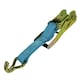 image 2 of 4 Trailer Car Recovery Ratchet Lashing Tie Down Strap 2.5 Ton 15 Metres / 50 Ft