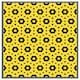 image 3 of Yellow & black geometric pattern (Picture Frame) Brown | M