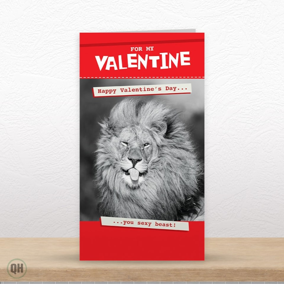 image 1 of You Sexy Beast! - Funny Valentine's Day Card