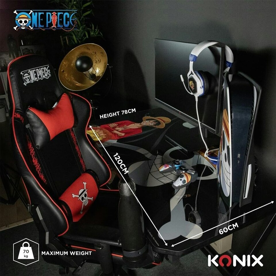 image 1 of One Piece Gaming Desk Black