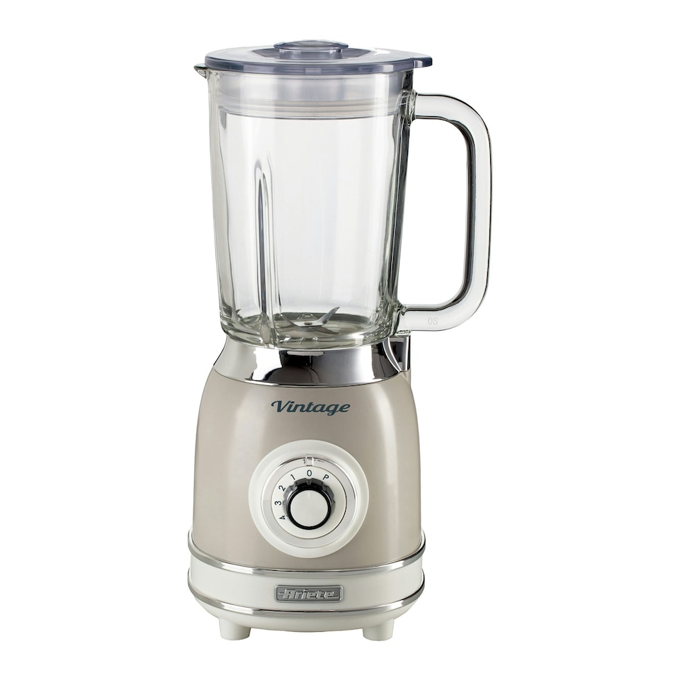 image 1 of Ariete 58303, Vintage Glass Jug Blender, 1.5 Litre, Cream