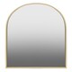 image 1 of Trento Gold Finish Arched Wall Mirror Gold