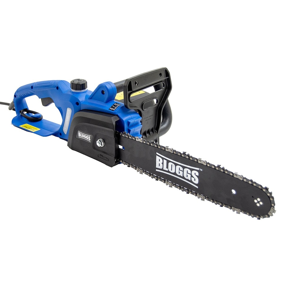 image 1 of Bloggs 1600W Electric Chainsaw, Log Cutting & Firewood Preparation, 14-inch Bar Length