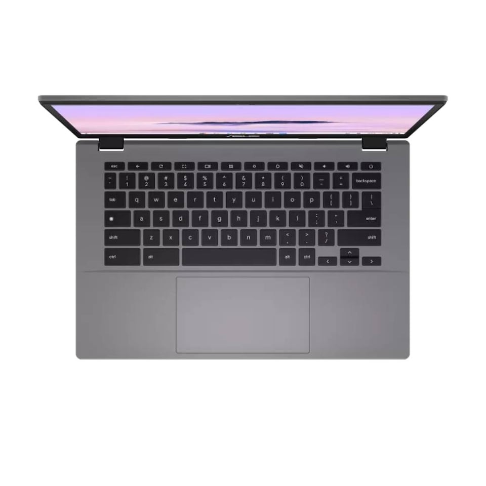 image 1 of ASUS Chromebook Plus Enterprise CB34 CB3402CVA-MW0586 Intel Core i3-1315U 8GB RAM 256GB SSD 14-Inch Full HD Touchscreen Chrome OS Laptop - Rocky Grey - 90NX07P2-M00N70
