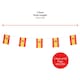 image 1 of Spain Flag Rectangle Party Bunting 10m with 20 Flags