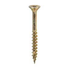Timco - C2 Clamp-Fix Premium Clamping Multi-Purpose Screws - TX - Double Countersunk - Yellow (Size 5.0 x 50 - 600 Pieces)
