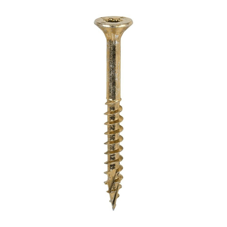image 1 of Timco - C2 Clamp-Fix Premium Clamping Multi-Purpose Screws - TX - Double Countersunk - Yellow (Size 5.0 x 50 - 600 Pieces)