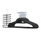 image 1 of 50pc Velvet Hangers Black