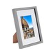 image 1 of Nicola Spring 3D Box Photo Frame with A5 Mount - A4 (8" x 12") - Grey/White