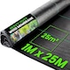 image 1 of Heavy Duty Weed Control Fabric - Landscape Membrane for Garden, Patios & Flower Beds | Black | 1m x 25m