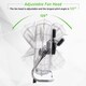 image 6 of HOMCOM 20 Chrome Metal Floor Fan with Tilting, High Velocity, 3 Speed, Portable Gym Fan for Home Office, Silver