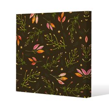 Green Branches (Canvas Print) / 46 x 46 x 4cm | Multi