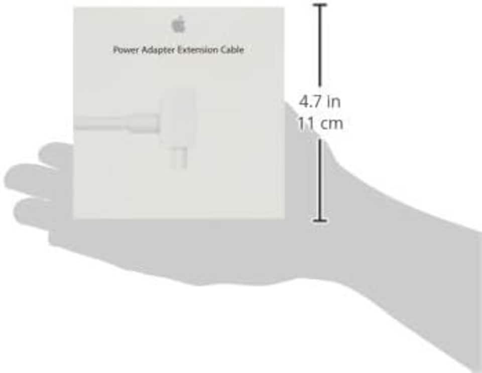 image 1 of Apple Power Adapter Extension Cable 1.8M UK Plug for MacBook White A1689 - MK122B/A | White | White | 1